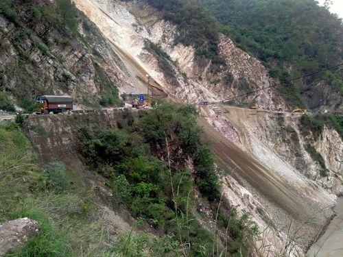 National Highway blocked near Sirobagad has been opened for traffic.