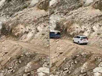 Snowfall has started on the high peaks of Yamunotri and Gangotri