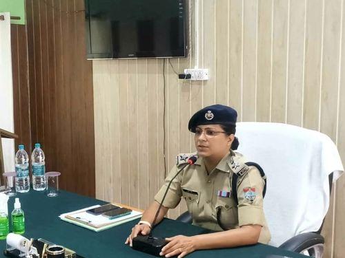 Monthly crime review meeting organized by Superintendent of Police Chamoli