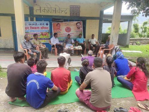 Veterinary camp organized in village Talla Baparu