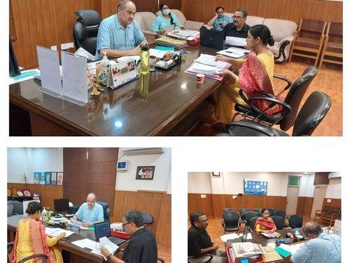 Under the chairmanship of Director Animal Husbandry Uttarakhand. NLM Plan review meeting held online