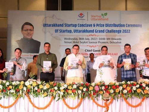 CM Dhami participated in the 'Start-up Grand Challenge' program