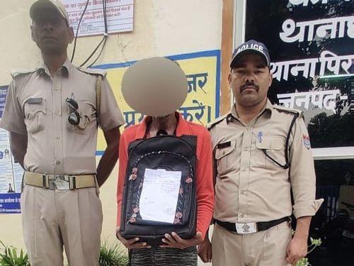 Kaliyar police caught drug smuggler with hundreds of injections