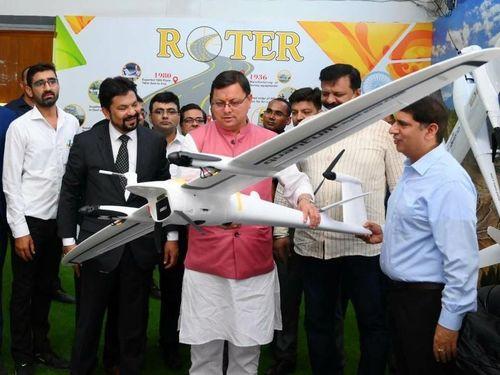 CM Dhami inaugurated the first drone factory in the state