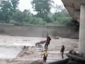 Uttarakhand Police and SDRF successfully rescued two youths trapped on the island