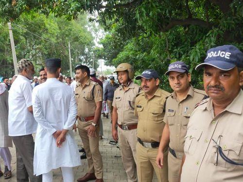 Eid-ul-Azha was completed successfully across the district, Haridwar police remained vigilant throughout the day