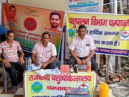 Veterinary camp organized in village Amodi