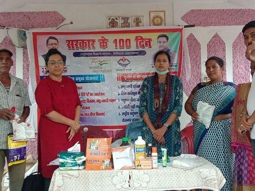 Veterinary and infertility camp organized in Pratappur and Gangapur