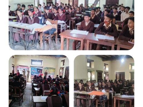 Image for Students and the general public were made aware of the increasing crime and traffic rules