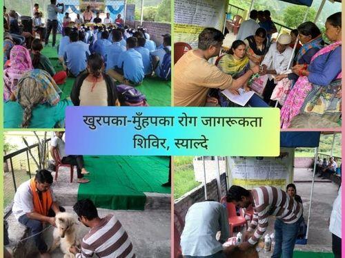 Horp-mouth disease awareness camp organized in village Gumti