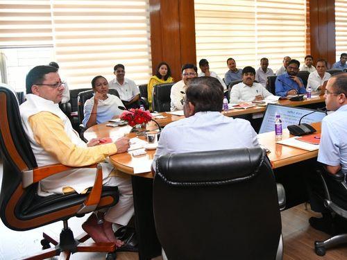 CM Dhami inquired about the work being done by the department
