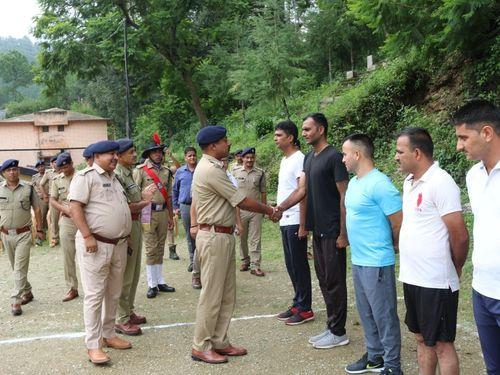 Volleyball competition organized in Police Line Chamba