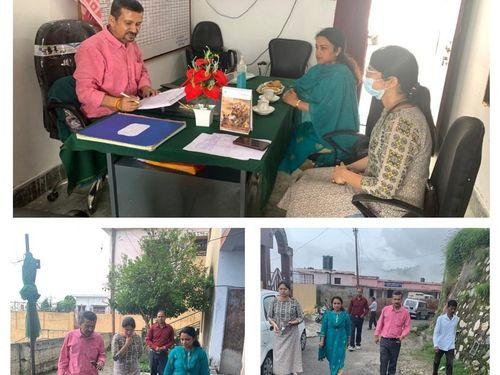 Inspection of Veterinary Hospital Chamba, New Tehri by Chief Veterinary Officer