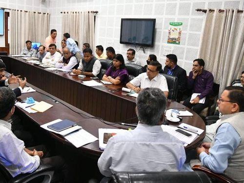 CM Dhami participated in the Bodhisattva dialogue program
