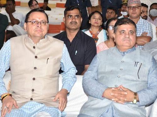 CM Dhami listens to PM Modi's 'Mann Ki Baat' program