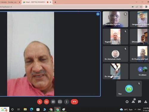 A review meeting on the condition of lumpy skin disease was organized under the chairmanship of the Director of Animal Husbandry Department, Uttarakhand.