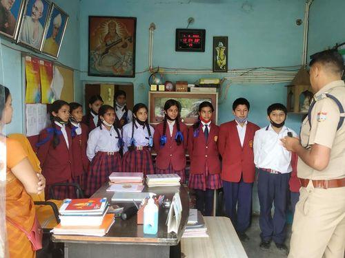 Awareness campaign run by police station Baijnath for the prevention of increasing crimes