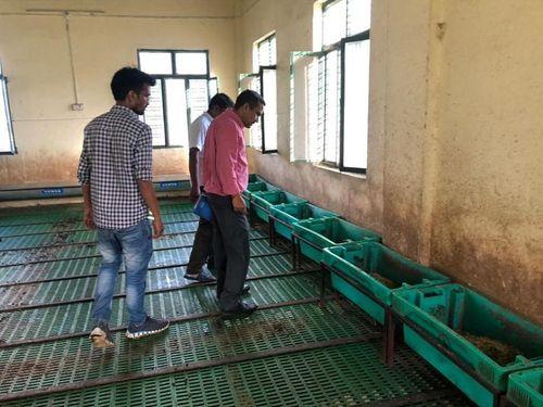 Chief Veterinary Officer Tehri Garhwal inspected the state sheep breeding farm