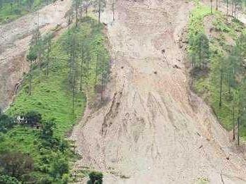 One jawan died due to landslide