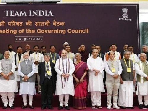 CM Dhami participated in the 7th meeting of the Governing Council of NITI Aayog