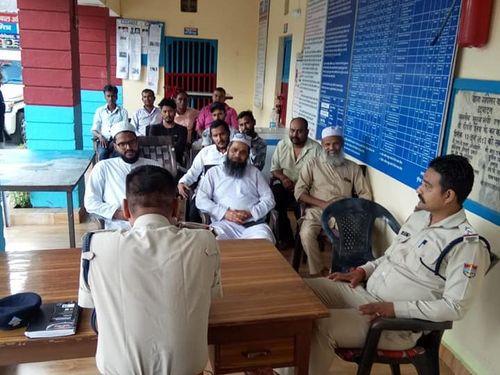 Peace committee meeting organized by all police stations to celebrate upcoming festivals 