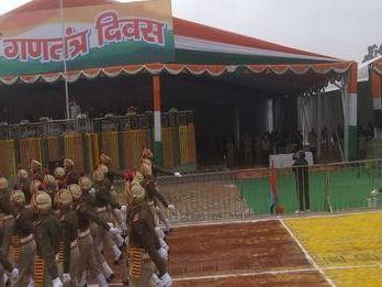 State Governor hoisted the flag