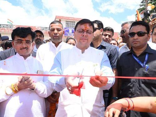 CM Dhami duly inaugurated the Chief Minister's Camp Office in Champawat by offering prayers