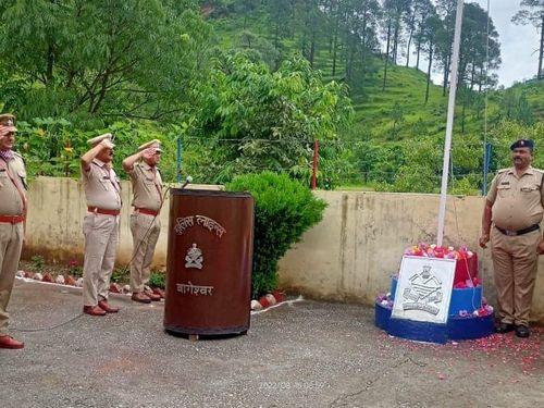 Flag hoisting was done by Superintendent of Police Sir Bageshwar