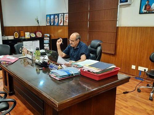 Departmental plans were reviewed by Director Animal Husbandry Department, Uttarakhand