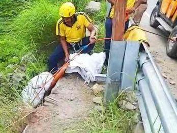 Woman alighted from the bus to vomit, dies after falling into the ditch