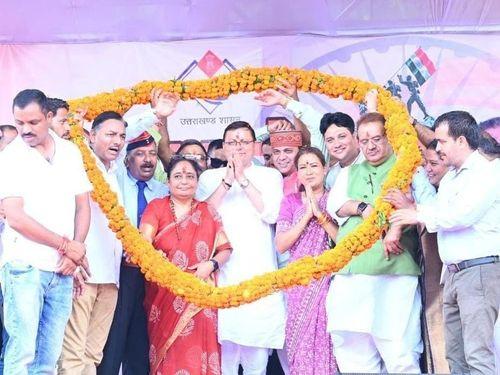CM Dhami participated in the Agniveer recruitment program in Kotdwar on the previous day.