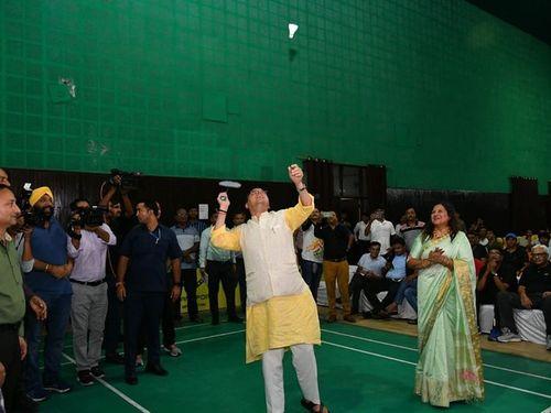 CM Dhami inaugurated the Uttarakhand State Senior Badminton Competition