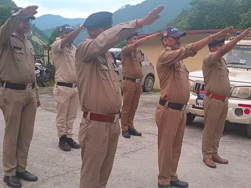 Oath was taken by District Chamoli Police on Sadbhavna Diwas
