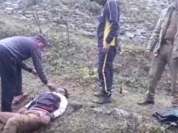 Youth injured due to slipping from the hill, SDRF team rescued