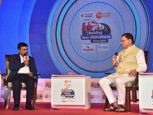 CM Dhami addressed the 'Building New Uttarakhand Conclave' organized in Dehradun