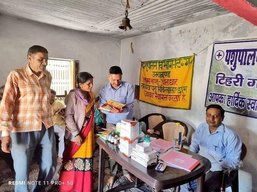Veterinary camp organized in village Jaspur