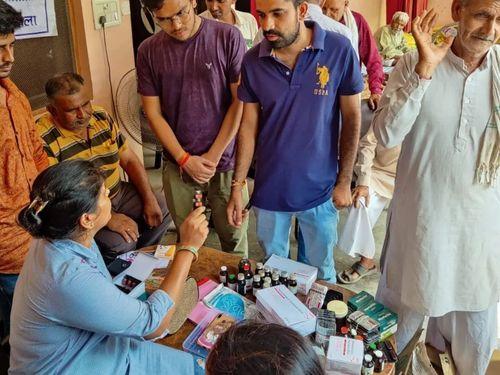 Veterinary camp organized by Government Veterinary Hospital Teliwala