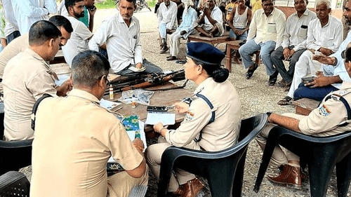 Guidelines given to the villagers regarding the upcoming elections