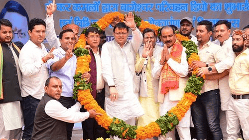 CM Dhami inaugurated and laid the foundation stone of 19 works in the program organized