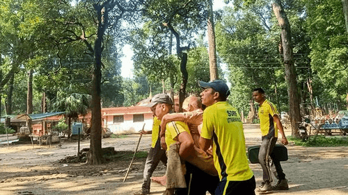 Uttarakhand Police SDRF team traces the missing old man
