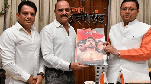 Director and writer Karan Razdan met CM Dhami