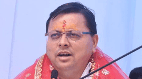 CM Dhami prayed for the prosperity of the people of the state by offering prayers at Gangotri Dham
