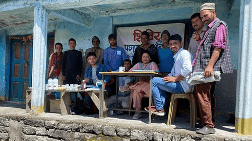 One day camp organized in Gram Sabha Fapa