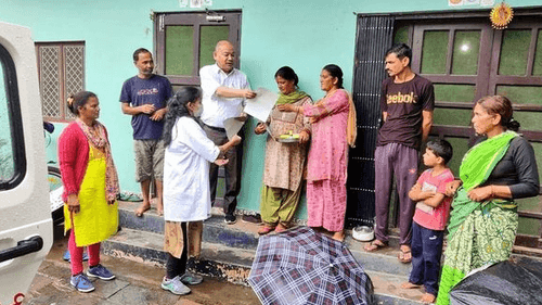 Veterinary camp organized in Musa Banghar, Bajonia Haldu area