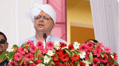 CM Dhami laid the foundation stone of 110 meter span double lane motor bridge