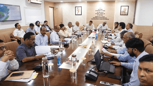 CM Dhami participated in the meeting organized on Kisau Dam Multipurpose Project