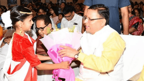 CM Dhami participated in the 22nd Foundation Day celebrations of The Indian Public School