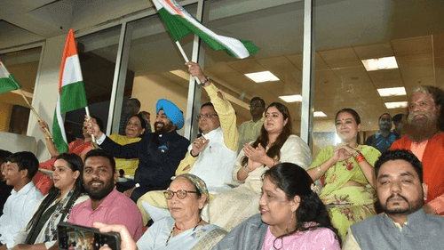 Governor  and CM Dhami reached the stadium to watch the Road Safety World Series