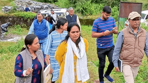 Ram Raising Unit inspected by District Magistrate Bageshwar