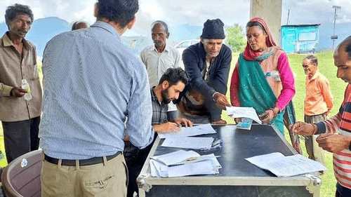 One day camp organized in village Diglichaud